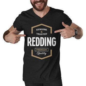 Redding Name Gift Redding Premium Quality Men V-Neck Tshirt - Seseable