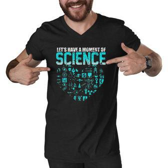 Science Math Physics Chemistry Biology University Studies Men V-Neck Tshirt | Mazezy