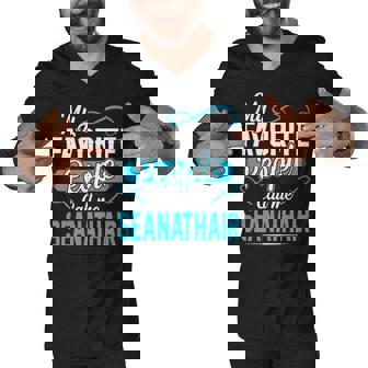 Seanathair Grandpa Gift My Favorite People Call Me Seanathair V2 Men V-Neck Tshirt - Seseable