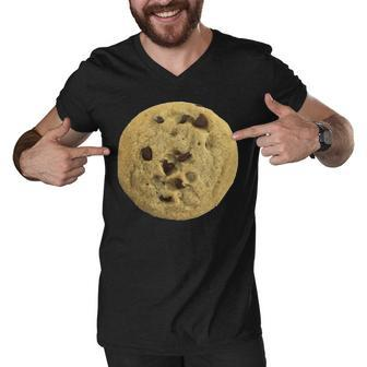 Smart Cookie Chocolate Chip Cookie Halloween Costume Men V-Neck Tshirt - Seseable