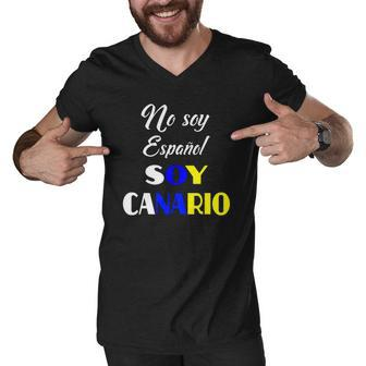 Tenerife Canary Islands Camiseta Yo No Soy Espanol Men V-Neck Tshirt | Mazezy