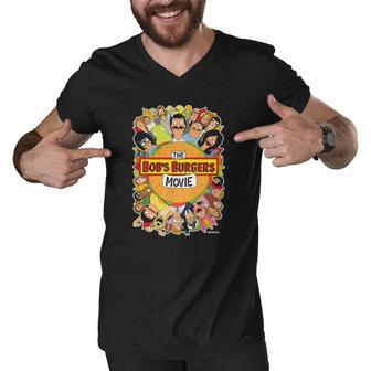 The Bob’S Burgers Movie Poster Men V-Neck Tshirt | Mazezy