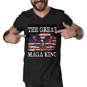 The Great Maga King The Return Of The Ultra Maga King Men V-Neck Tshirt - Monsterry DE