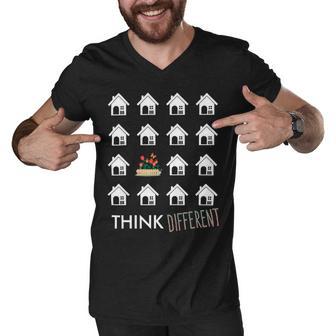 Think Different Build Gardens Not 558 Shirt Men V-Neck Tshirt | Favorety AU