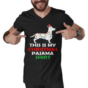 This Is My Christmas Pajama 875 Shirt Men V-Neck Tshirt | Favorety UK