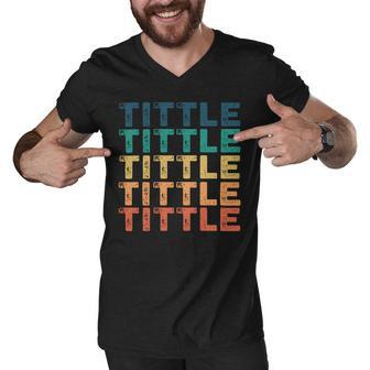 Tittle Name Shirt Tittle Family Name Men V-Neck Tshirt - Monsterry AU