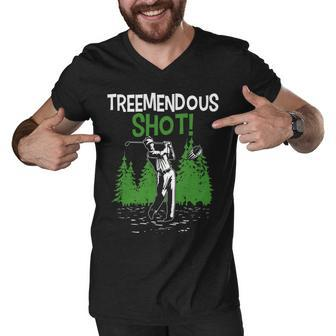 Treemendous Golf Shot In The Trees 66 Trending Shirt Men V-Neck Tshirt | Favorety UK
