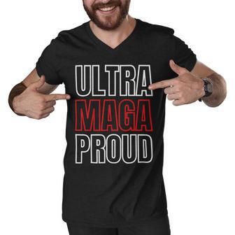 Ultra Maga Proud Patriotic Tshirt V2 Men V-Neck Tshirt | Favorety UK