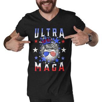 Ultra Maga The Return Of The Great Maga King V2 Men V-Neck Tshirt | Favorety AU