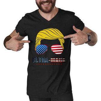 Ultra Maga Usa Maga Make America Great Again Men V-Neck Tshirt | Favorety