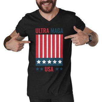 Ultra Maga Usa Men V-Neck Tshirt | Favorety