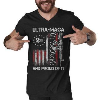 Ultra Maga We The People Proud Republican Usa Flag Men V-Neck Tshirt | Favorety DE