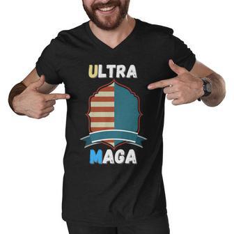 Ultra Mega Great Quote To Support Trump Men V-Neck Tshirt | Favorety UK