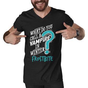 Vampire In Winter Frostbite 92 Trending Shirt Men V-Neck Tshirt | Favorety