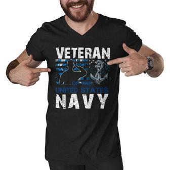 Veteran Veterans Day Us Navy Veteran Usns 128 Navy Soldier Army Military Men V-Neck Tshirt - Monsterry UK