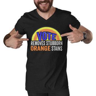 Vote Removes Stubborn Orange Stains 904 Shirt Men V-Neck Tshirt | Favorety AU