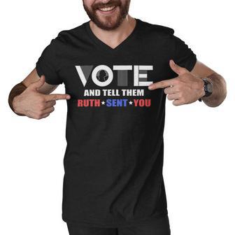 Vote Tell Them Ruth Sent You 32 Shirt Men V-Neck Tshirt | Favorety DE