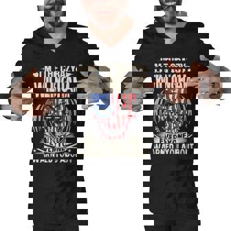 Willingham Name Gift Im The Crazy Willingham Men V-Neck Tshirt - Seseable