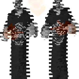 Womens Hearsay Brewing Co Home Of Mega Pint Men V-Neck Tshirt | Mazezy