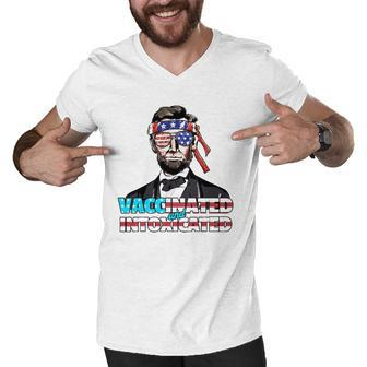 4Th Of July Abe Lincoln Fourth Of July Tee Men Men V-Neck Tshirt | Mazezy