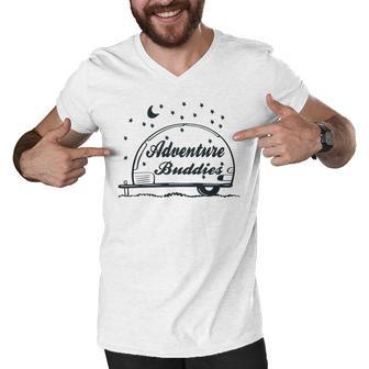 Adventure Buddies Couples Adventure Gift Travel Gift Road Trip Gift Gift For Family Travel Men V-Neck Tshirt | Favorety