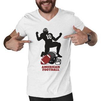 American Football Men V-Neck Tshirt | Favorety UK