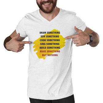 Anti Consumerism Men V-Neck Tshirt | Favorety DE