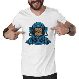 Astromonkey Men V-Neck Tshirt | Favorety