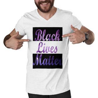 Black Lives Matter Minding My Black Owned Business Men V-Neck Tshirt | Favorety AU