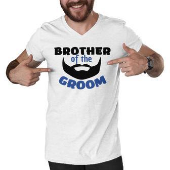 Brother Of The Groom Great Gift For The Brother Of The Awesome Groom Men V-Neck Tshirt | Favorety AU