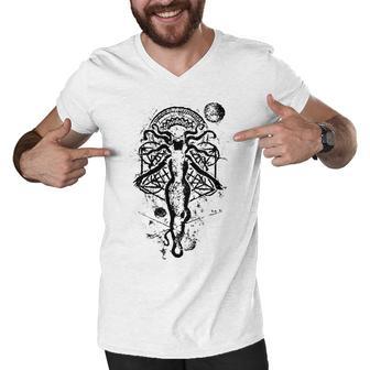 Darkhold Witch Of Chaos Men V-Neck Tshirt | Favorety