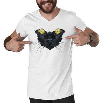 Death Rides A Black Cat Men V-Neck Tshirt | Favorety DE