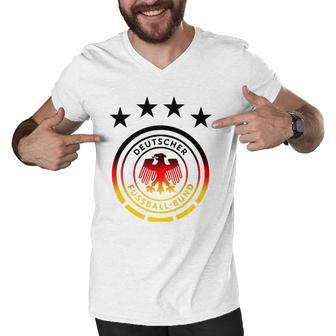 Die Mannschaft Germany Football Association Crest Men V-Neck Tshirt | Mazezy