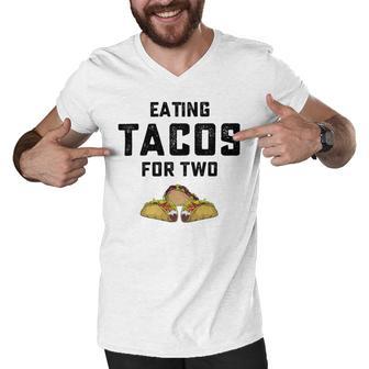 Eating Tacos For Two Men V-Neck Tshirt | Favorety DE