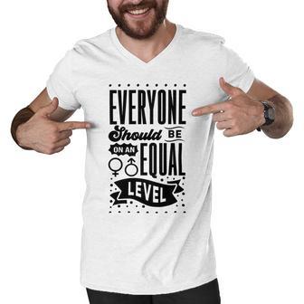 Equality Men V-Neck Tshirt | Favorety