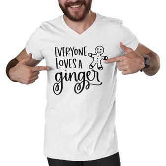 Everyone Loves A Ginger Men V-Neck Tshirt | Favorety CA