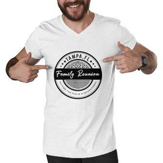 Family Reunion 2022 Tampa Putting The Fun In Dysfunctional Men V-Neck Tshirt | Mazezy
