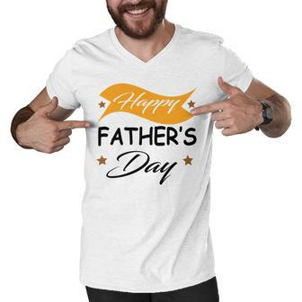 Fathers Day Happy Fathers Day Gift For Your Father Men V-Neck Tshirt | Favorety UK