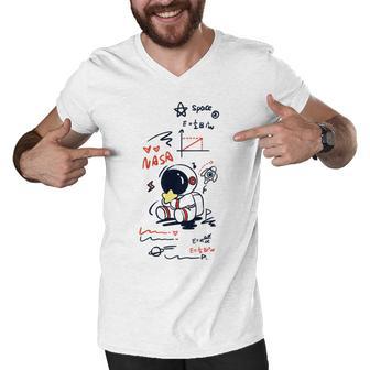 Formula Astronout Space V2 Men V-Neck Tshirt | Favorety AU