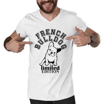 French Bulldog V2 Men V-Neck Tshirt | Favorety