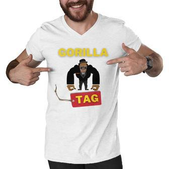 Gorilla Tag Pfp Maker Gorilla Tag Classic Men V-Neck Tshirt - Monsterry UK