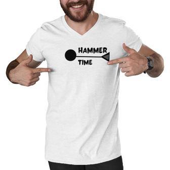 Hammer Time Track And Field Hammer Throw Men V-Neck Tshirt | Favorety