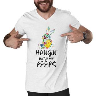 Hangin With My Peeps 837 Shirt Men V-Neck Tshirt | Favorety DE