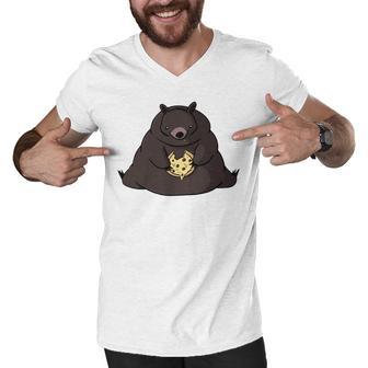 Hank The Tank Bear Vintage Distressed Save Hank The Tank 431 Trending Shirt Men V-Neck Tshirt | Favorety UK