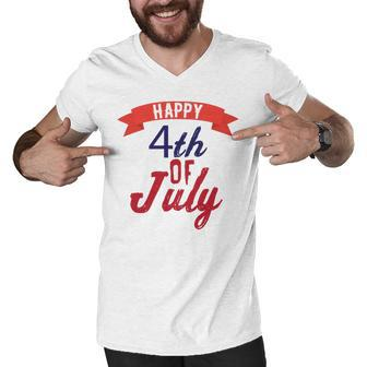 Happy 4Th Of July Independence Day V2 Men V-Neck Tshirt | Favorety UK