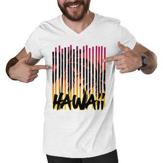 Hawaii V2 Men V-Neck Tshirt | Favorety