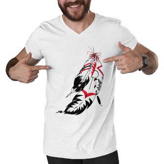 Huchnon Native American Tribe V6 Men V-Neck Tshirt | Favorety UK