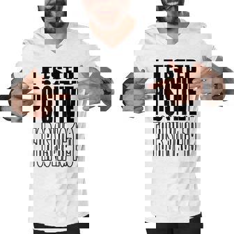 I Tested Positive For Swag-19 Men V-Neck Tshirt | Mazezy