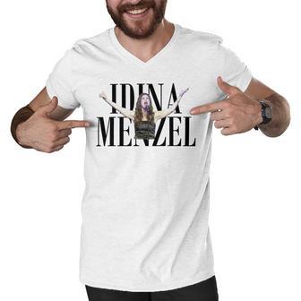 Idina Menzel Men V-Neck Tshirt | Favorety CA