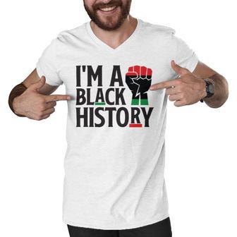 Im A Black History Juneteenth African American Men V-Neck Tshirt | Favorety DE